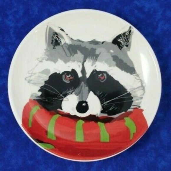 Vintage Rae Dunn Woodland Critter Christmas Dessert  Plates - Picture 6 of 7